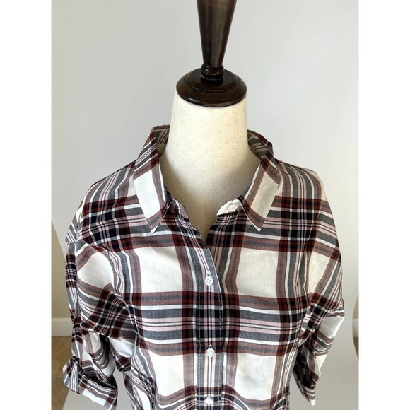 Barbour Bethwin Button Down Plaid Shirt in Cloud Check - Picture 3 of 14